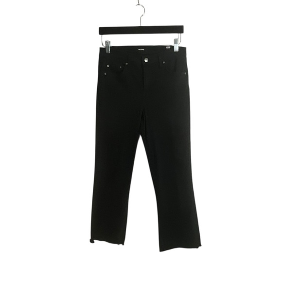 GRLFRND Joan Crop Flare Jeans in the Color Black Magic Woman - Picture 6 of 14
